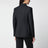 Black Double-Breasted Wool-Blend Jacket