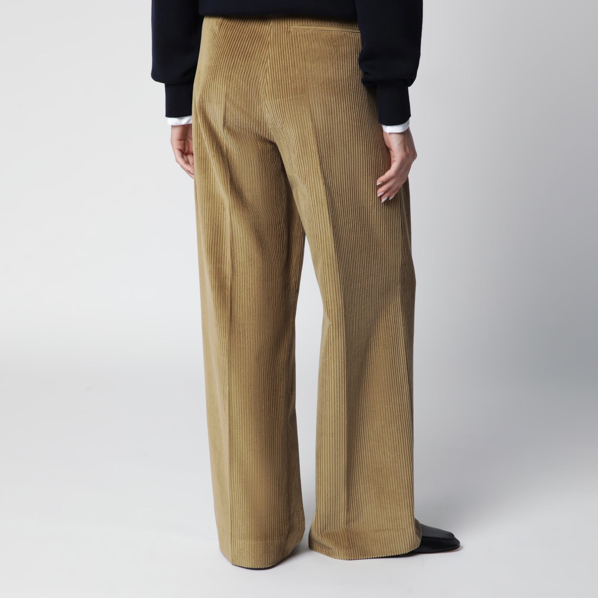 Beige Ted Corduroy Trousers