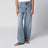 Jeans a gamba larga Bruun blu effetto slavato