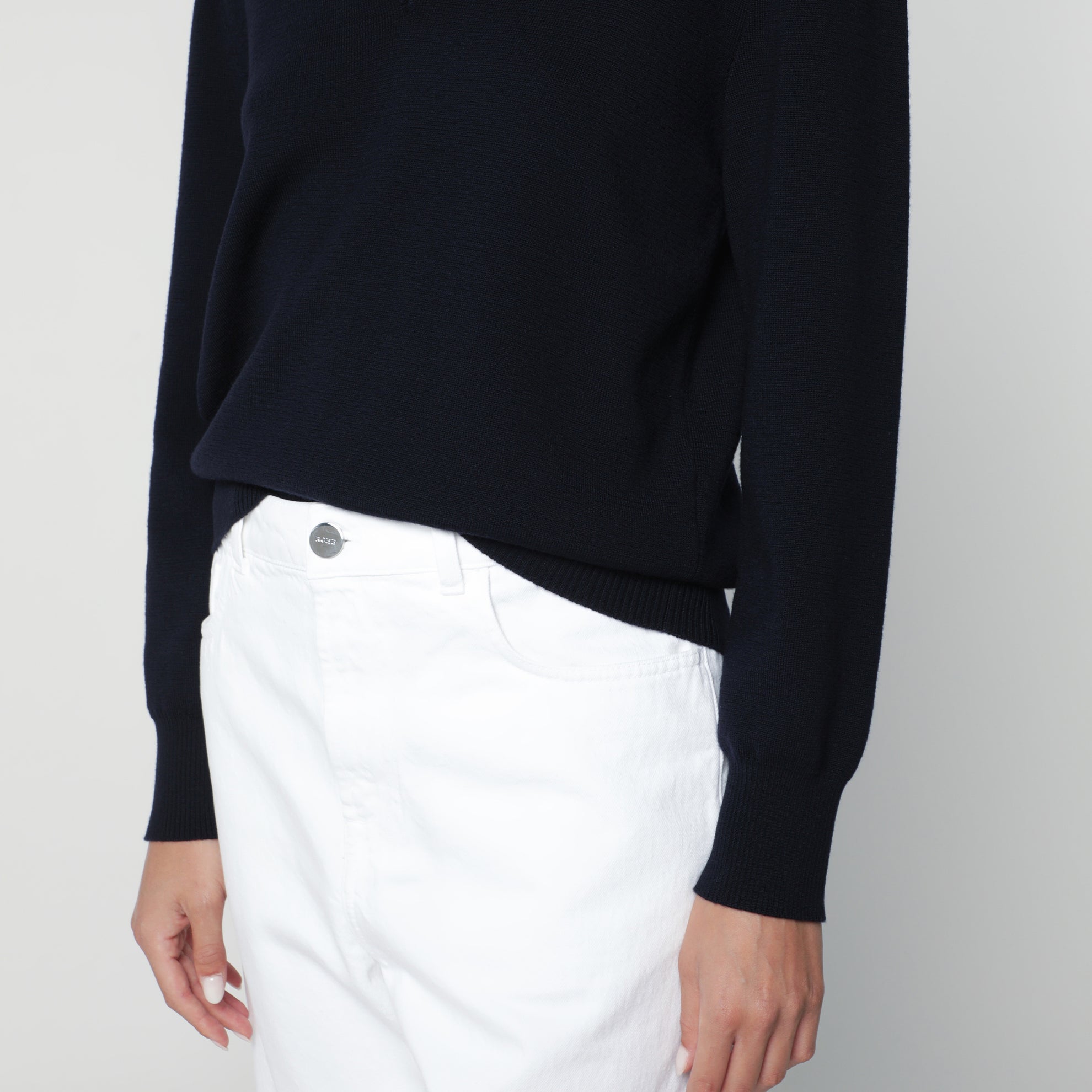 Bruun signature baggy jeans bianchi