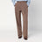 Pantalone marrone in misto lana