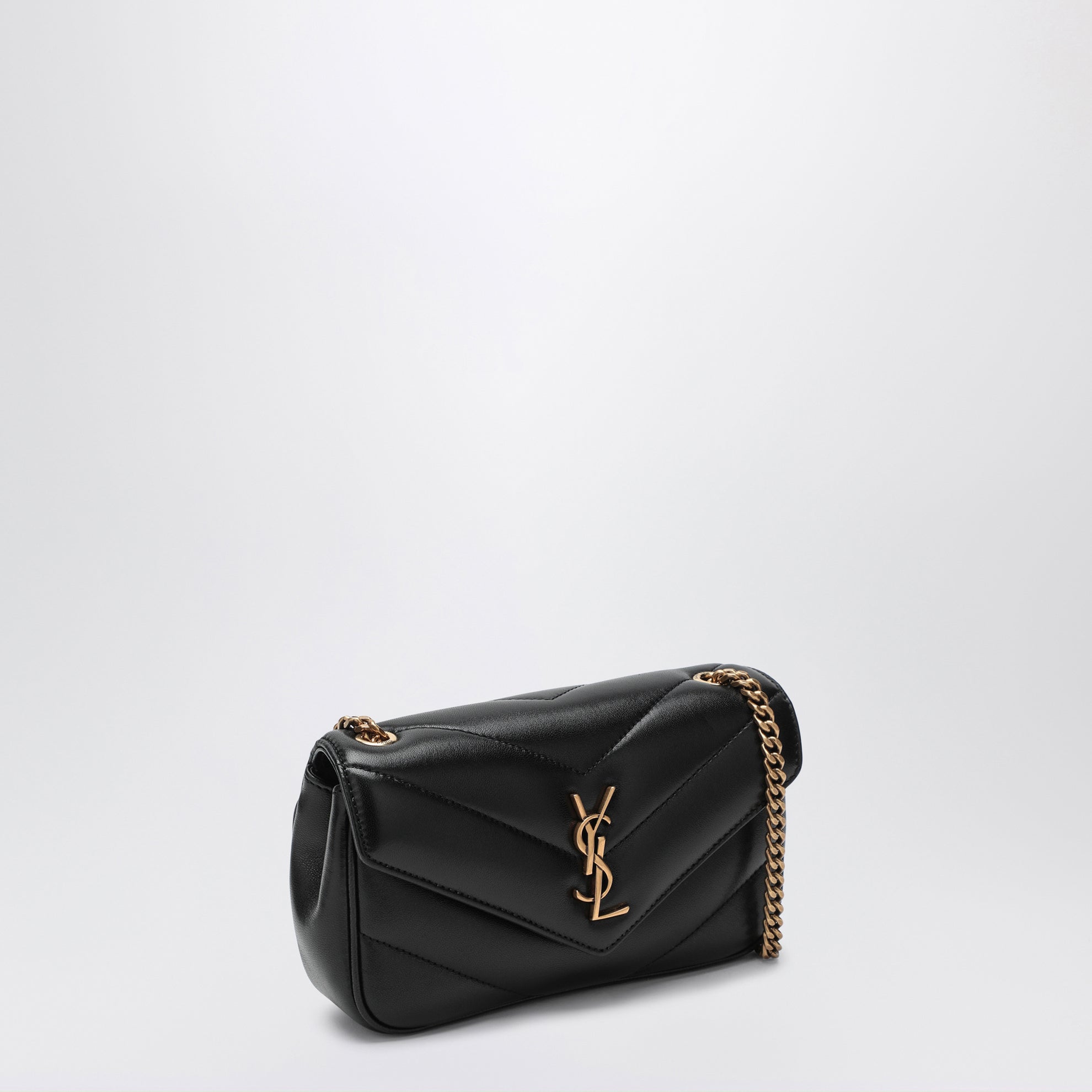 Borsa LouLou mini nera in pelle