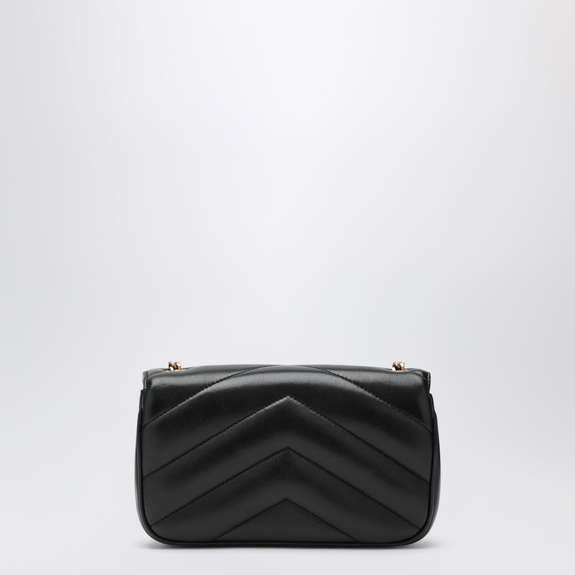 Borsa LouLou mini nera in pelle