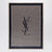 Cassandre striped silk charmeuse stole, navy/ivory