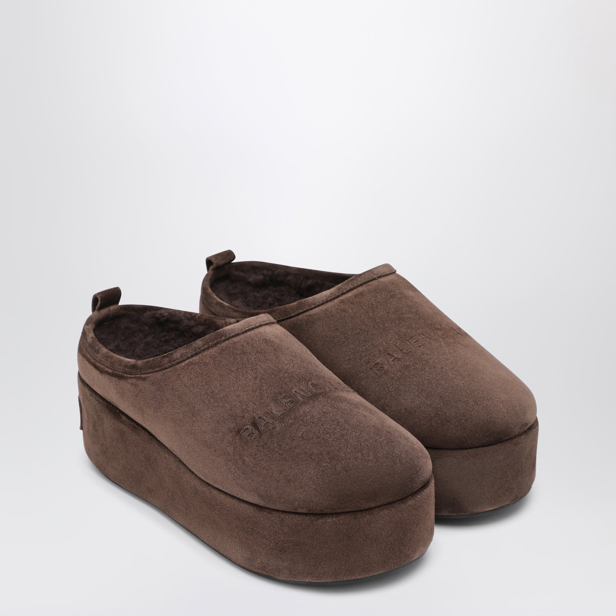 Sabot con plateau Alaska Soft marrone spresso