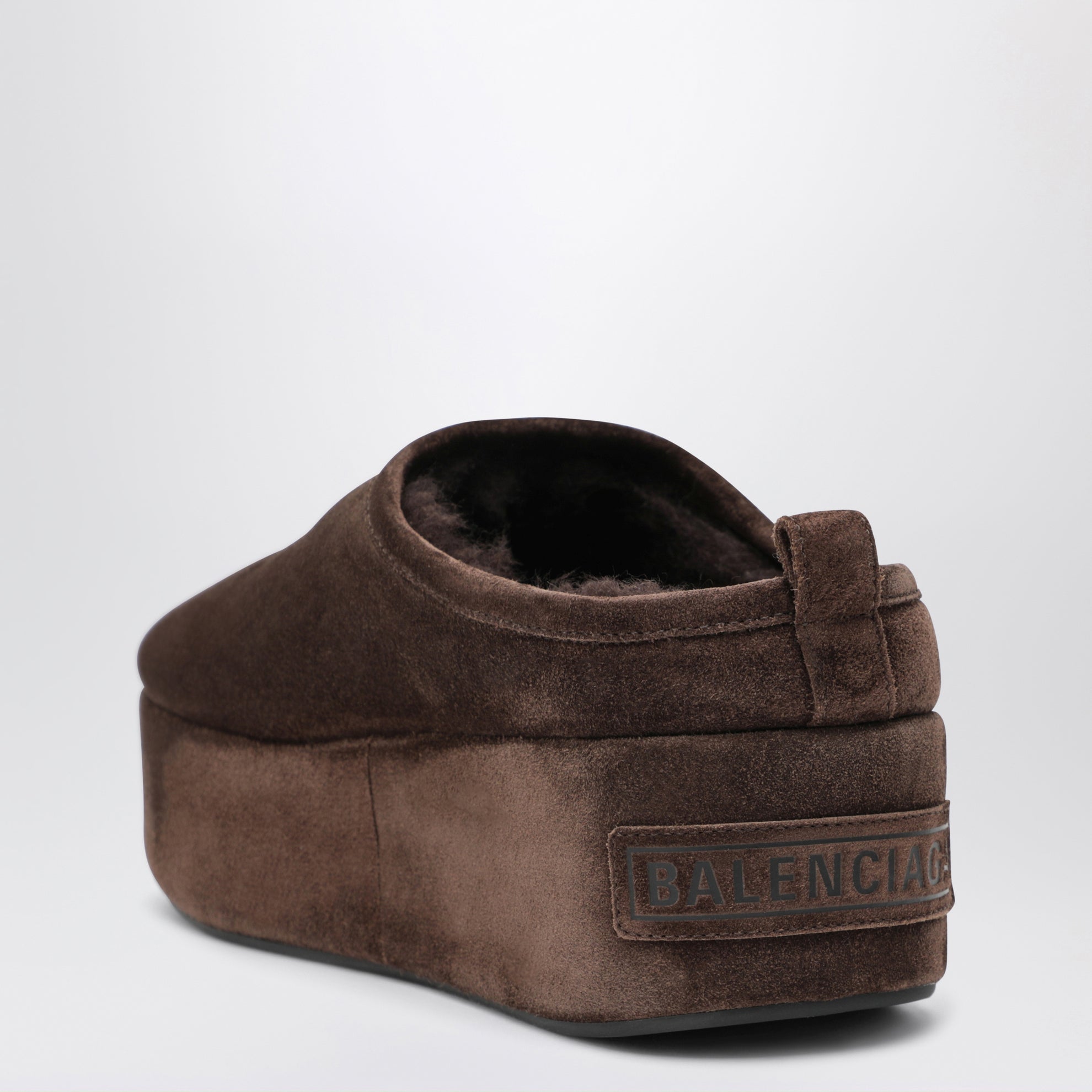Sabot con plateau Alaska Soft marrone spresso