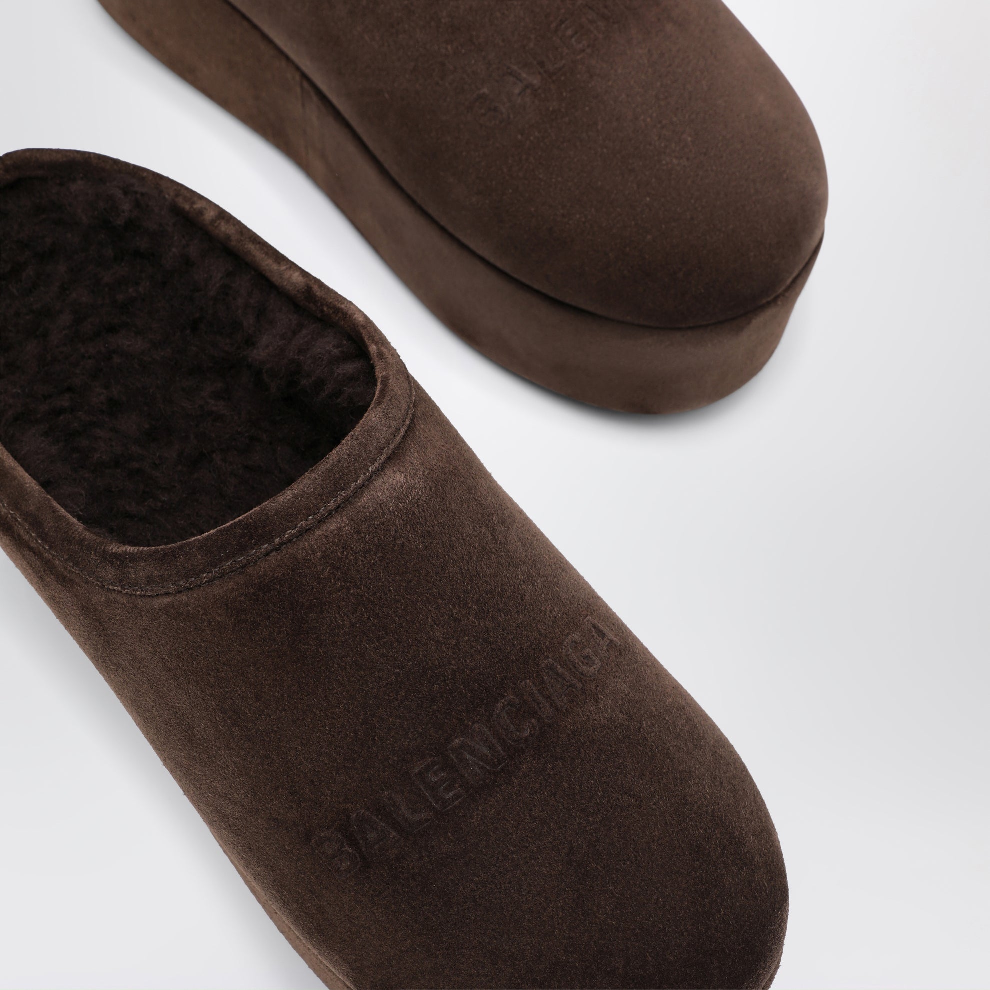 Sabot con plateau Alaska Soft marrone spresso