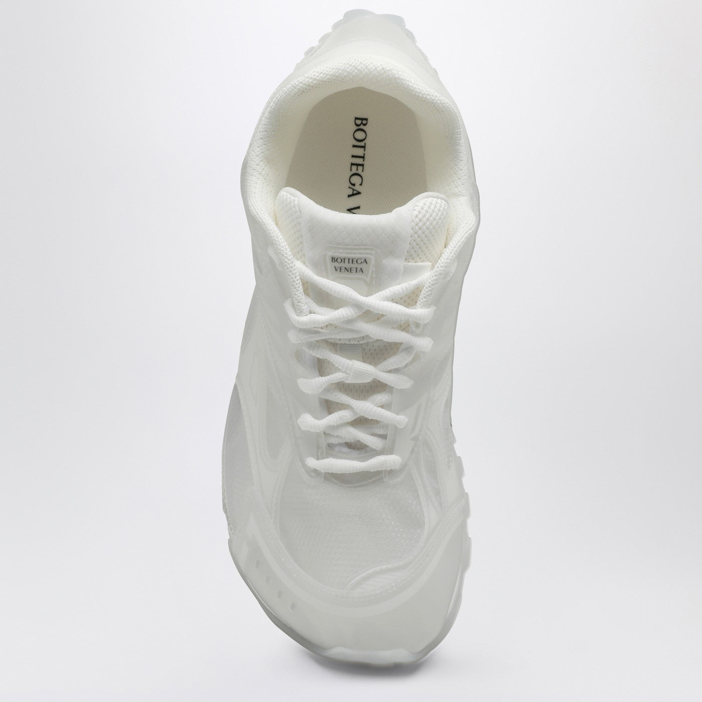 Transparent/white Orbit sneaker
