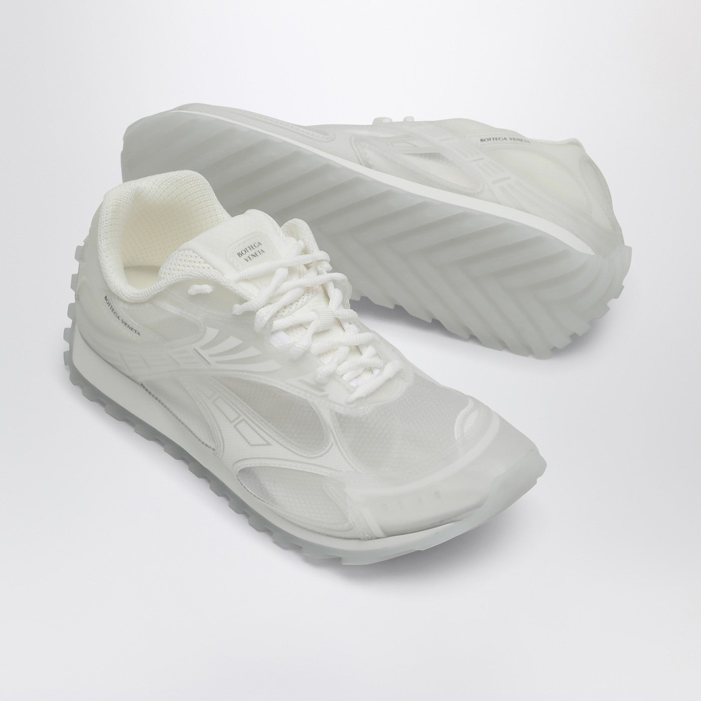 Transparent/white Orbit sneaker