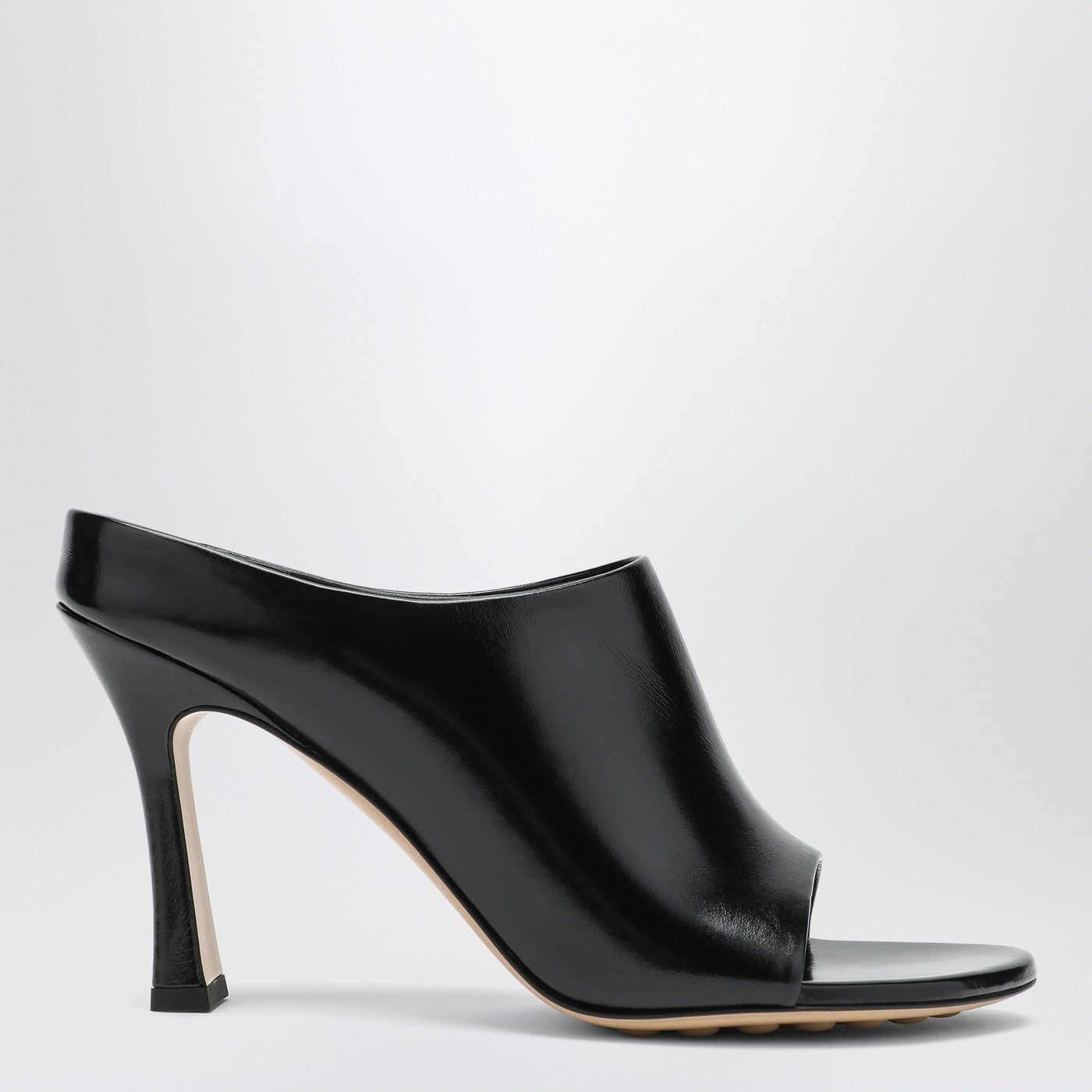 Bottega Veneta Black leather Rana mule | TheDoubleF