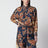 Aster Relaxed navy Jacobean shirt