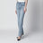 High-Waist-Jeans gerade geschnitten hellblau