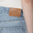 High-Waist-Jeans gerade geschnitten hellblau