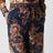 Aster navy Jacobean trousers