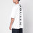 White oversized t-shirt with logo