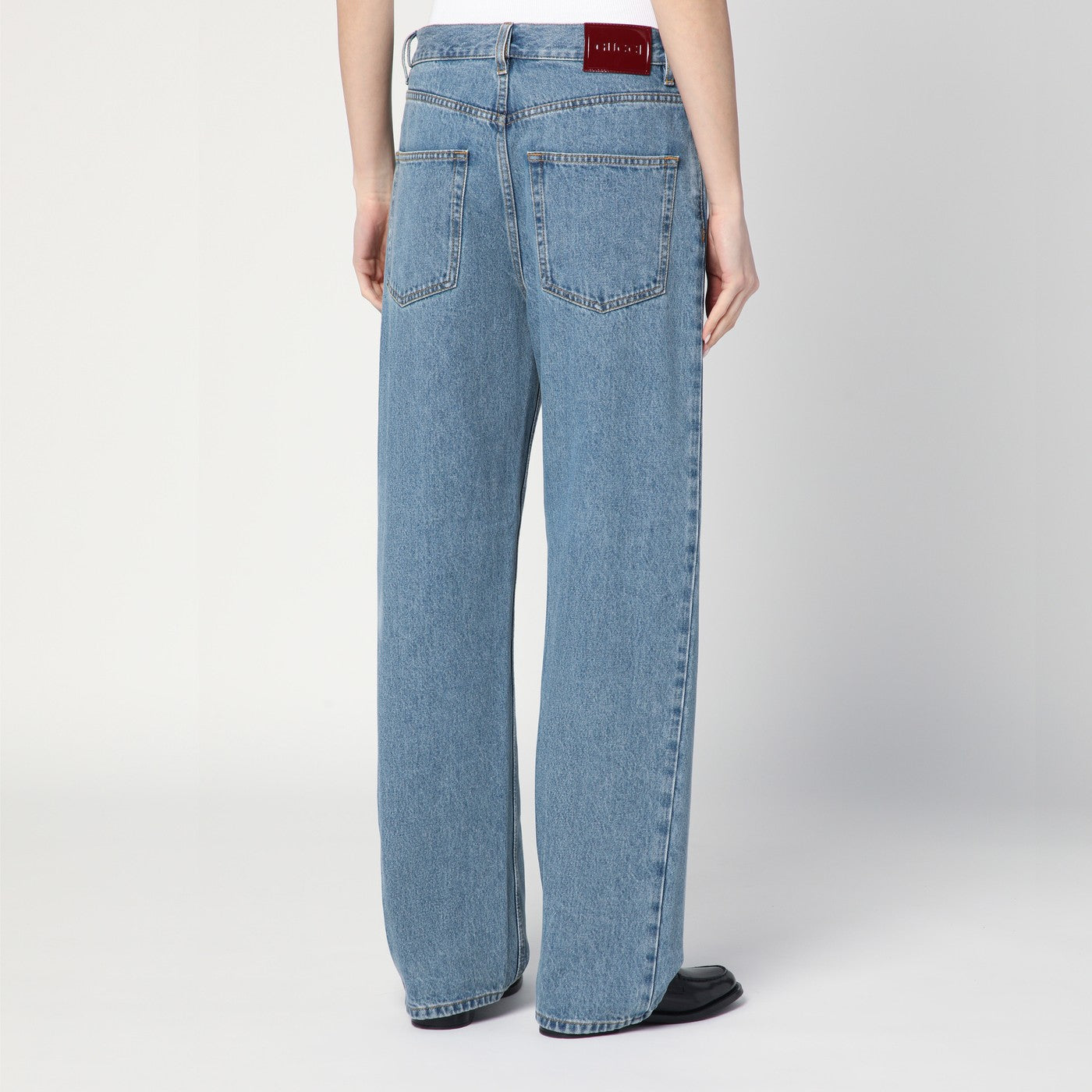 Jeans ampio blu chiaro