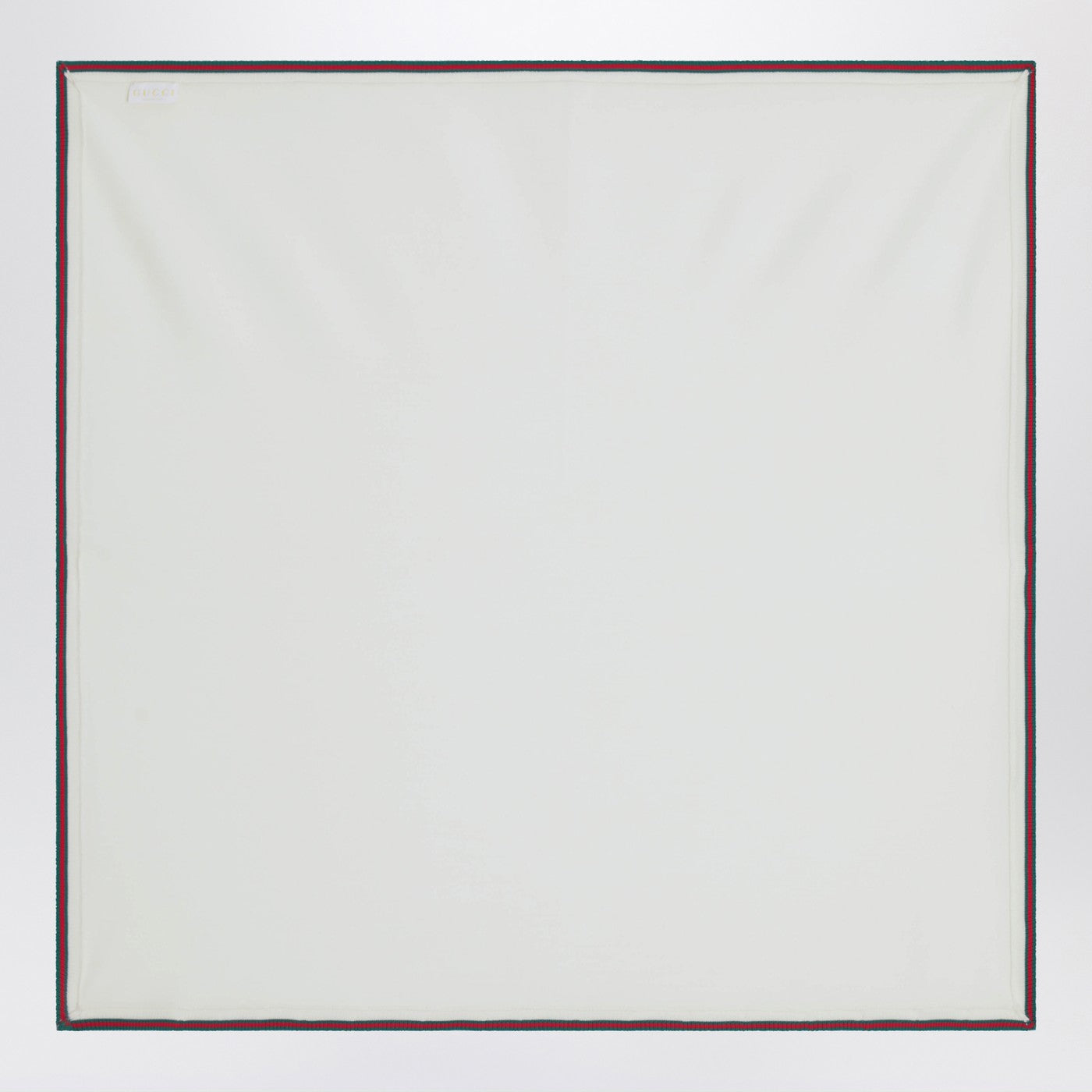 White wool blanket with Web tape