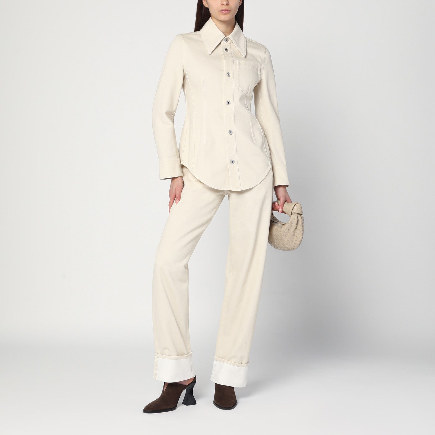 Chemise Pale Meringue en denim