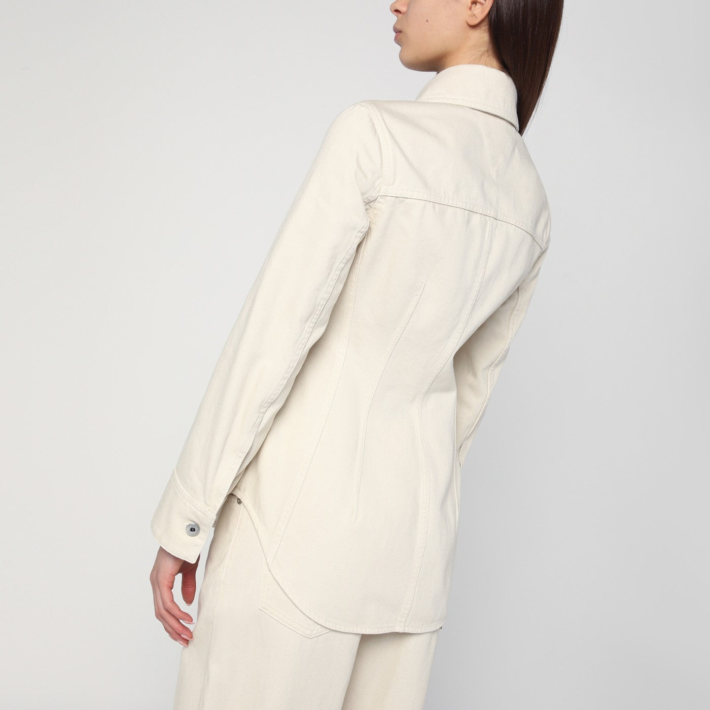 Chemise Pale Meringue en denim