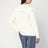 Ivory Cardigan in Ribbed Cotton
