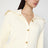 Ivory Cardigan in Ribbed Cotton