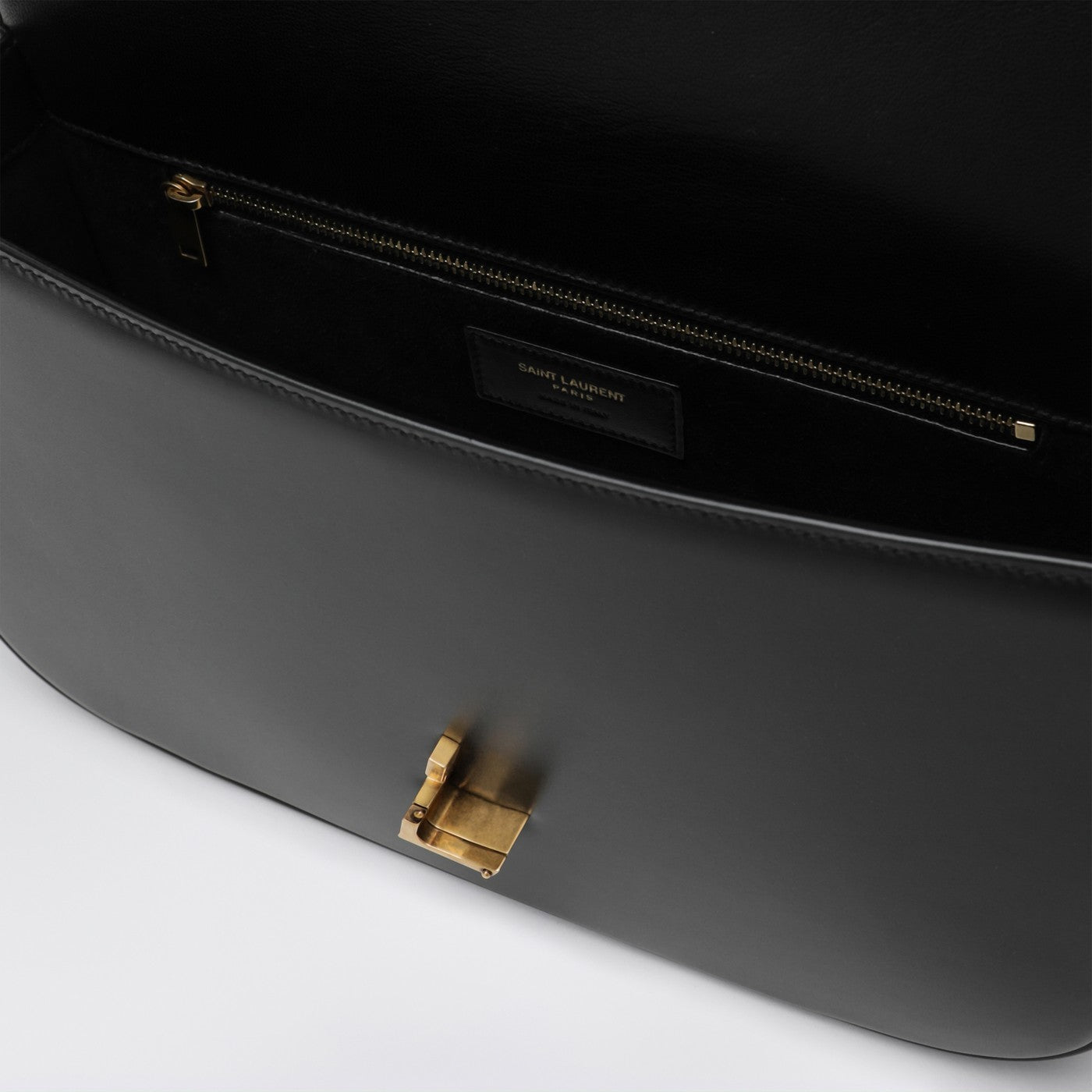 Borsa Solferino grande in pelle nera