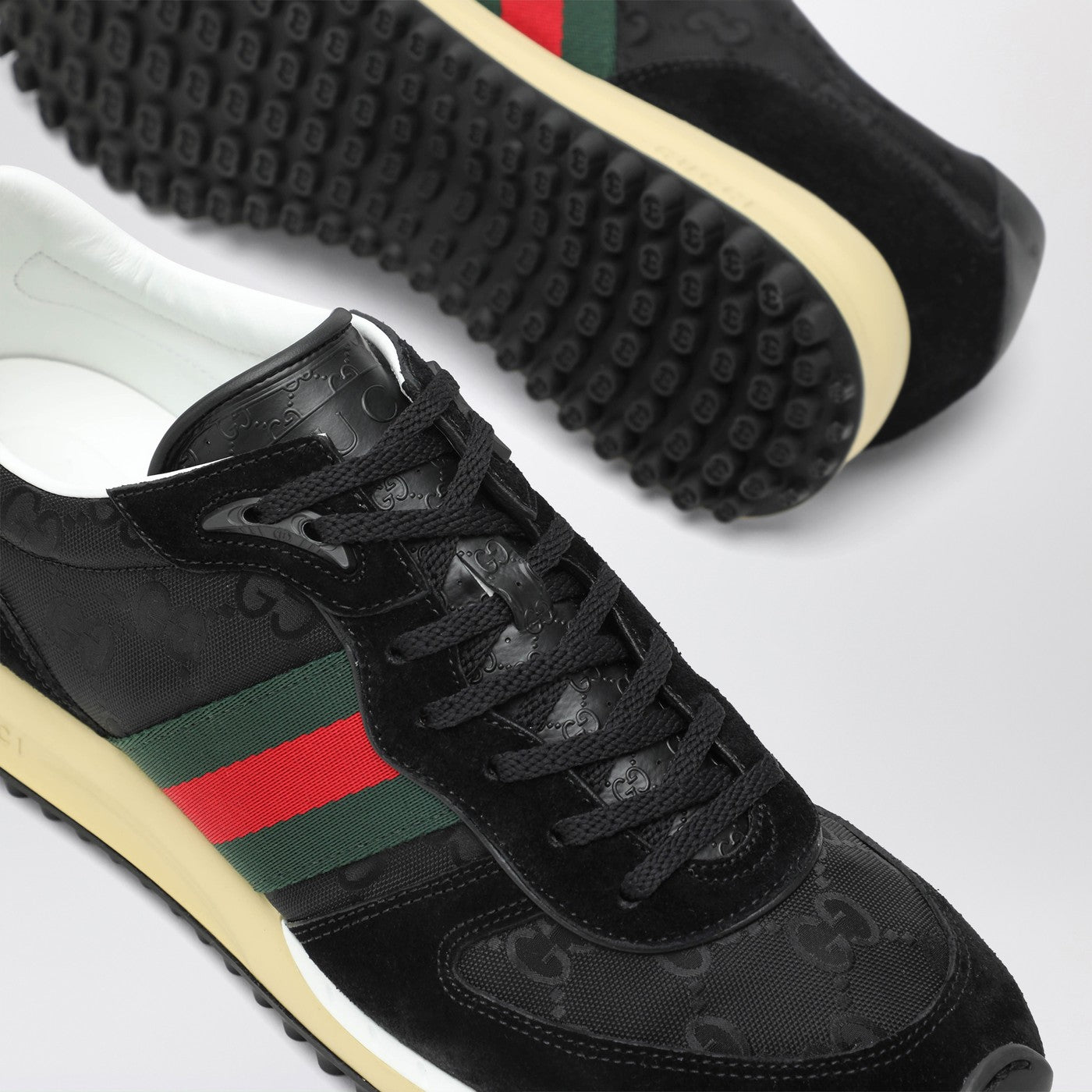 Sneaker Re-Motion in tessuto GG nero