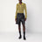 Black leather Bermuda shorts