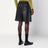 Schwarze Bermudashorts aus Leder