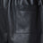 Schwarze Bermudashorts aus Leder