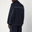 Navy blue sweatshirt in technical jersey