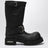 Venom boots in black calf leather
