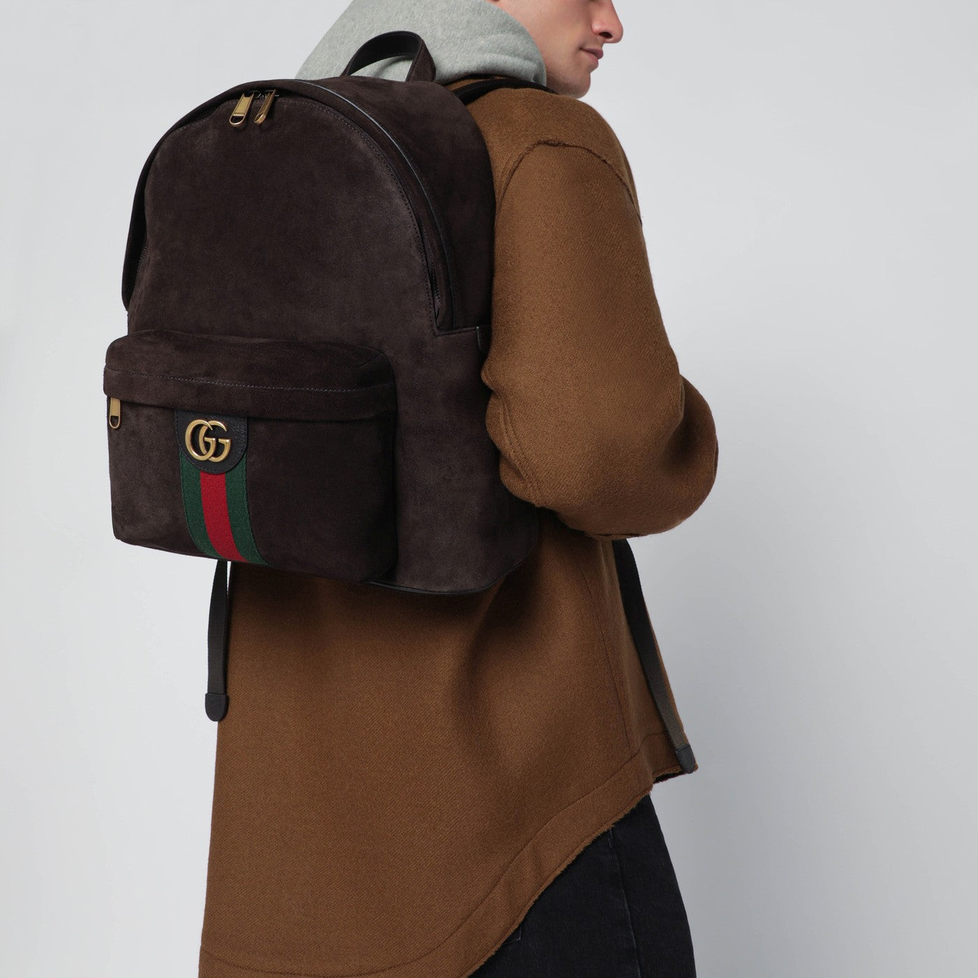 Medium brown Ophidia backpack