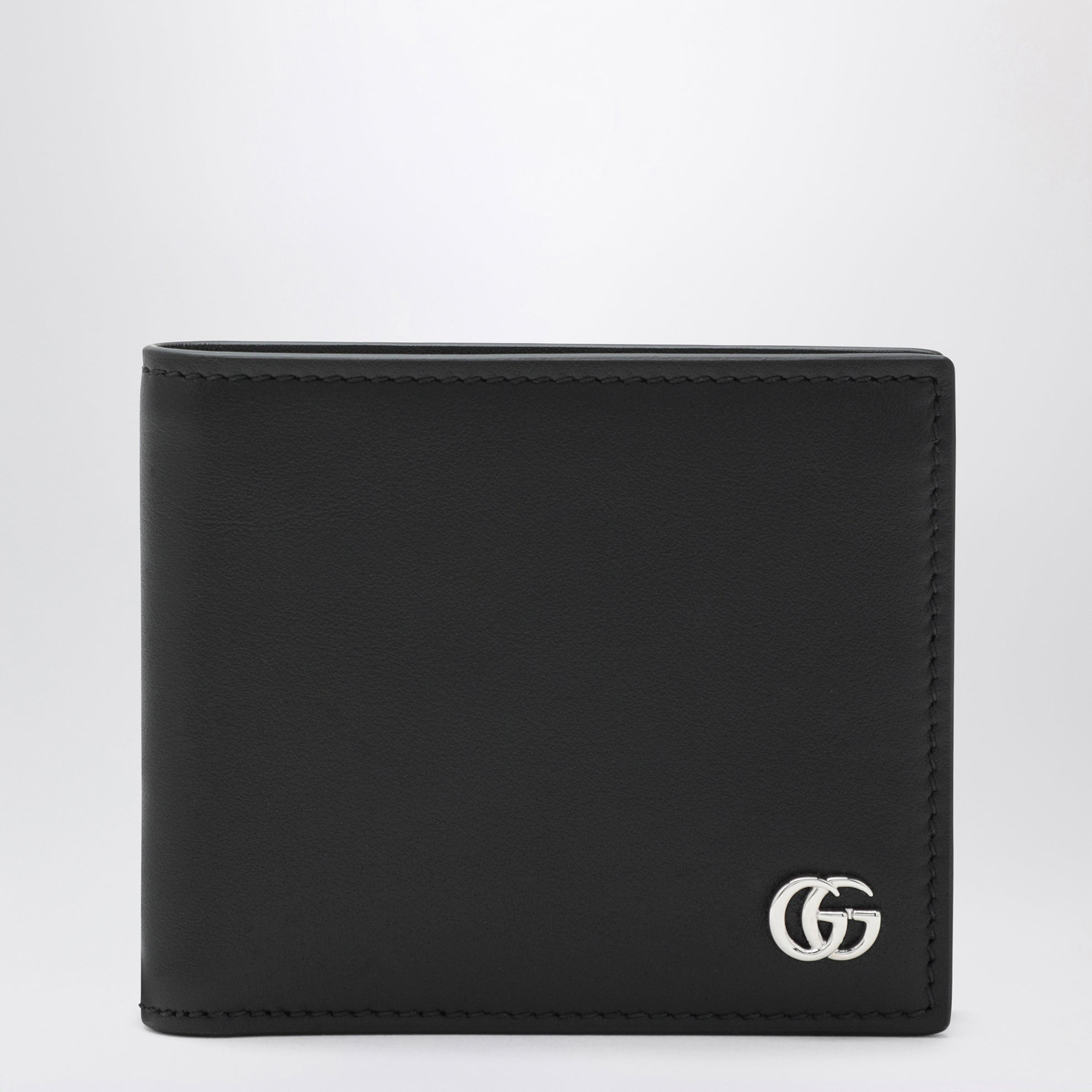 Black GG Marmont Bi-Fold Wallet