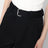 Pantaloni neri in twill di cotone