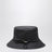 Cappello reversibile nero in nylon GG