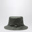Reversible dark green nylon GG hat