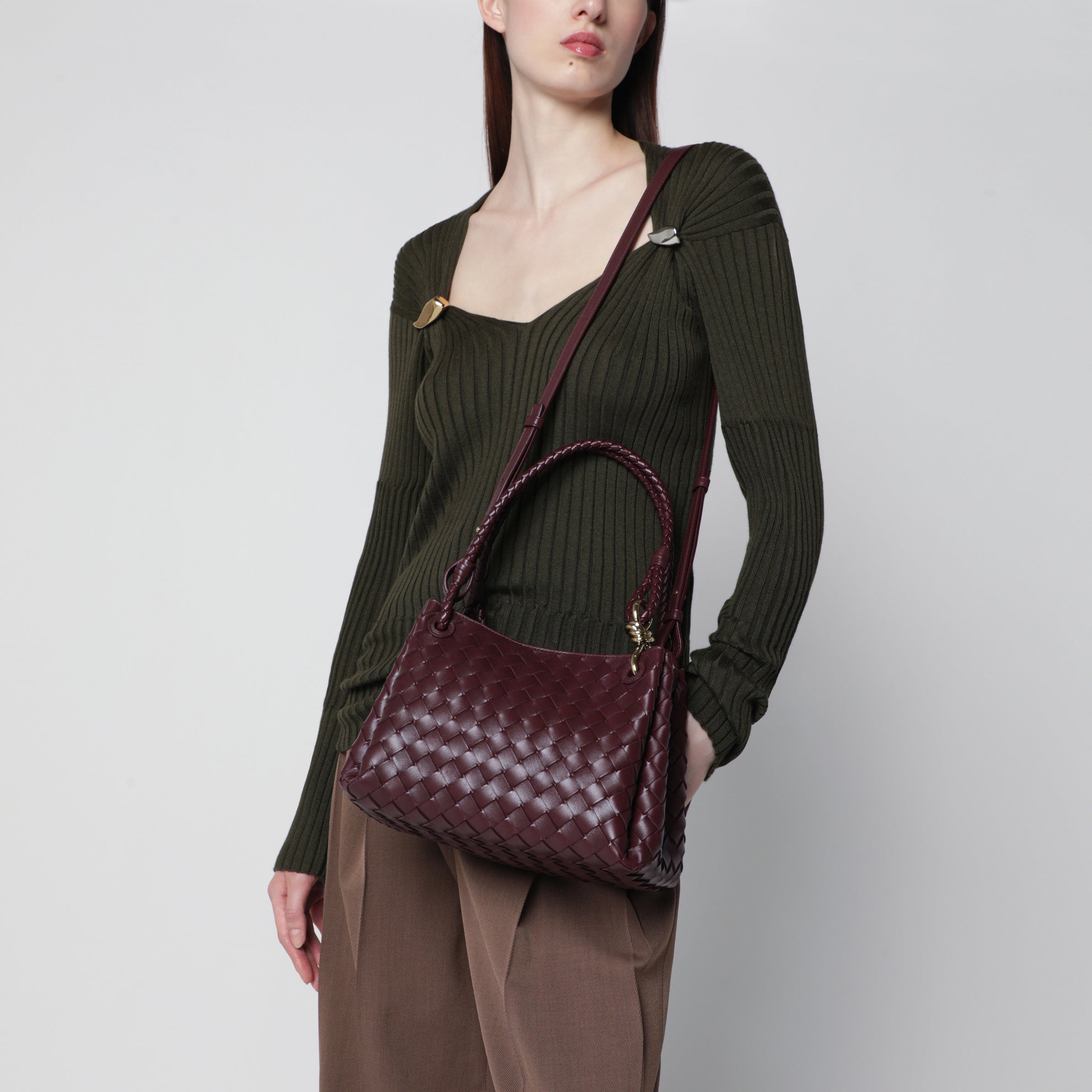 Medium Parachute bag Deep Mahogany