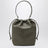 Sac seau en coleur Cypress en Intrecciato