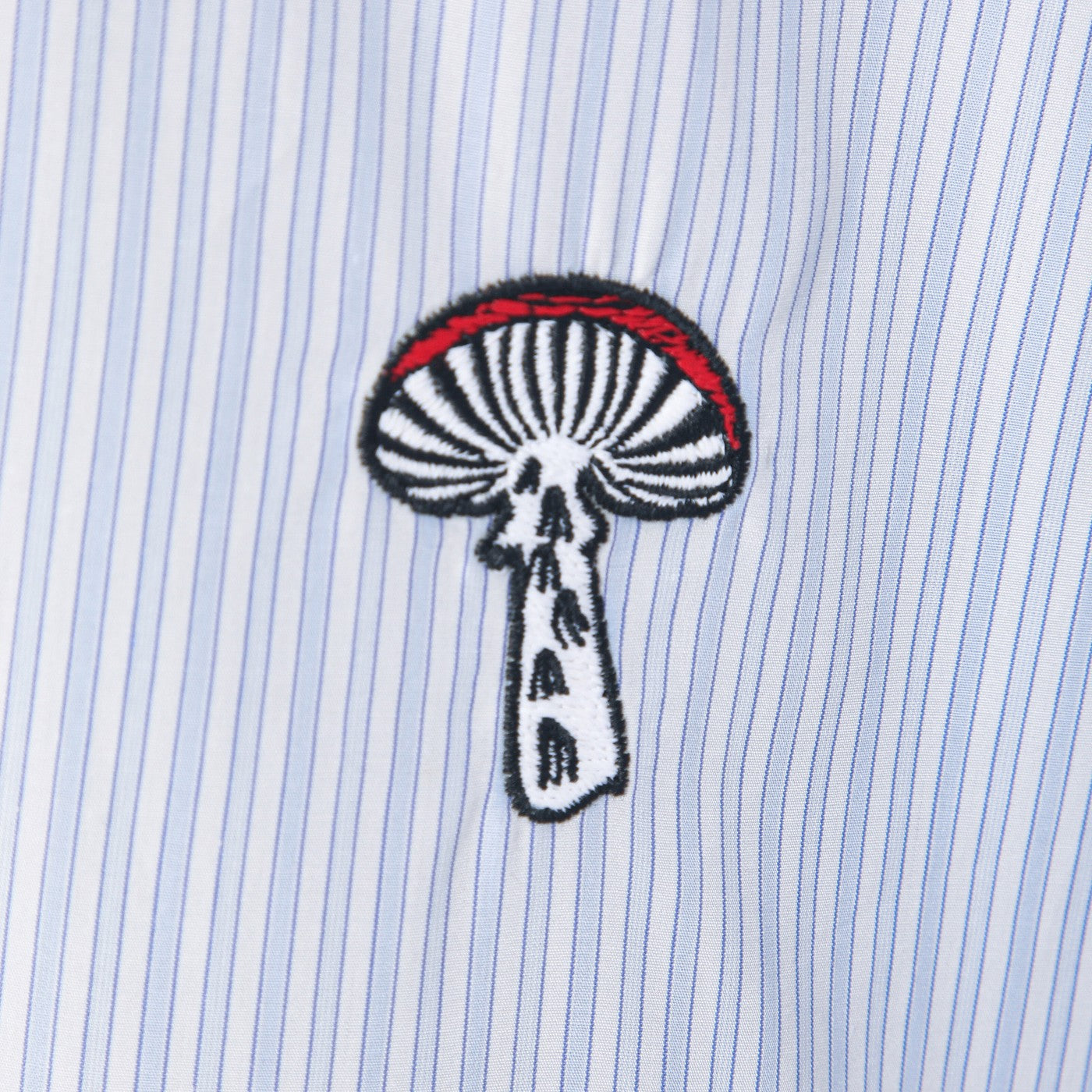 Striped cotton poplin shirt