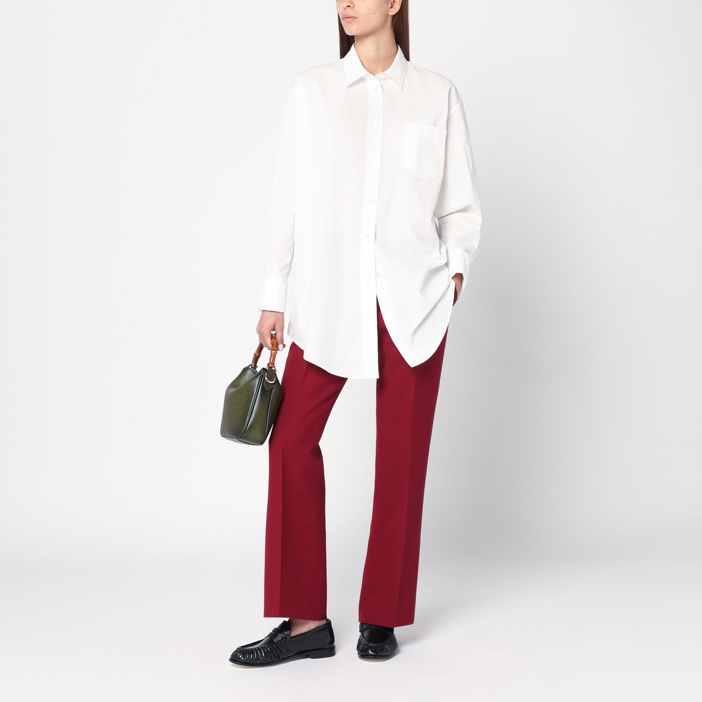 Pantalone classico Rosso Ancora 