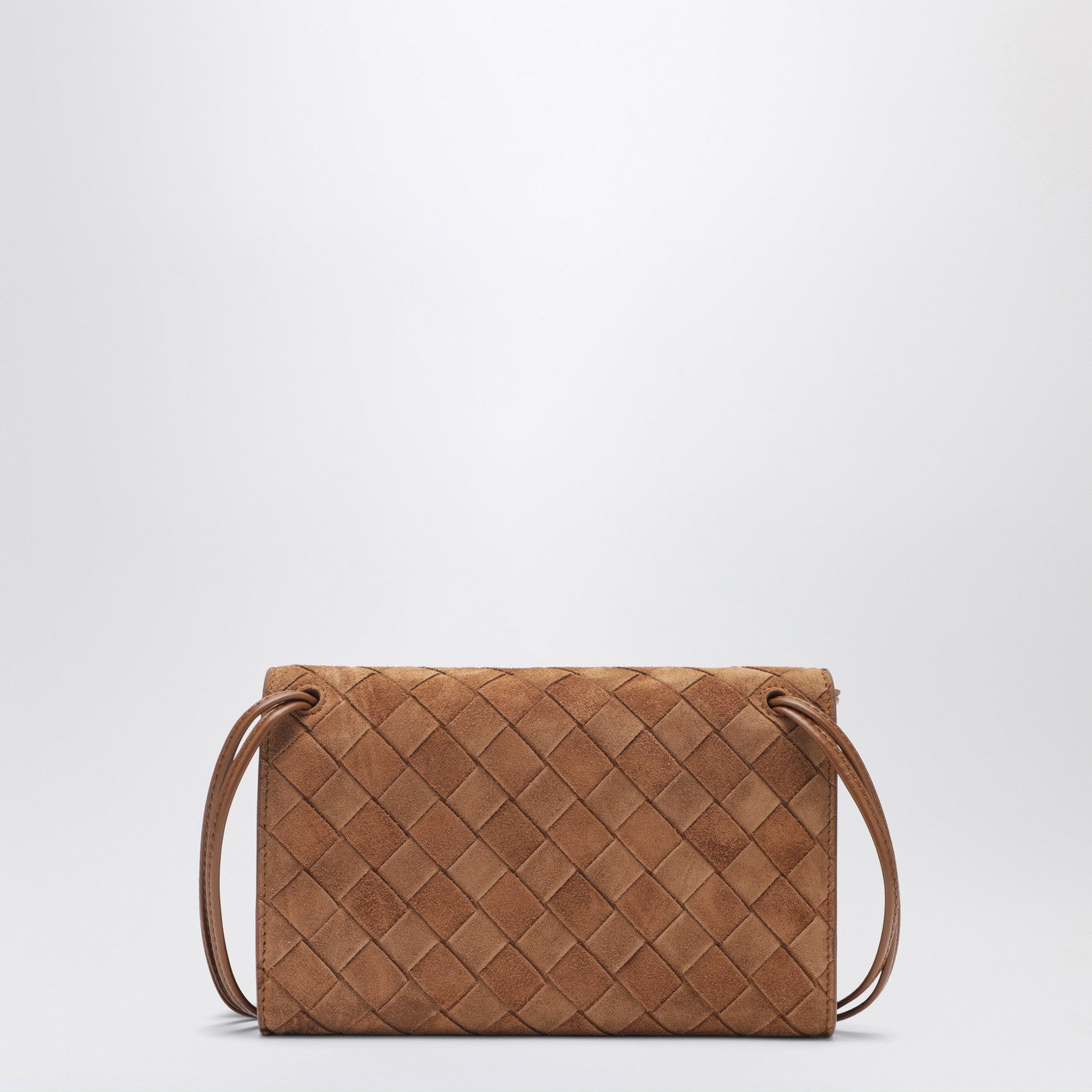 Pochette Andiamo en daim coloris Amber