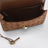 Pochette Andiamo en daim coloris Amber