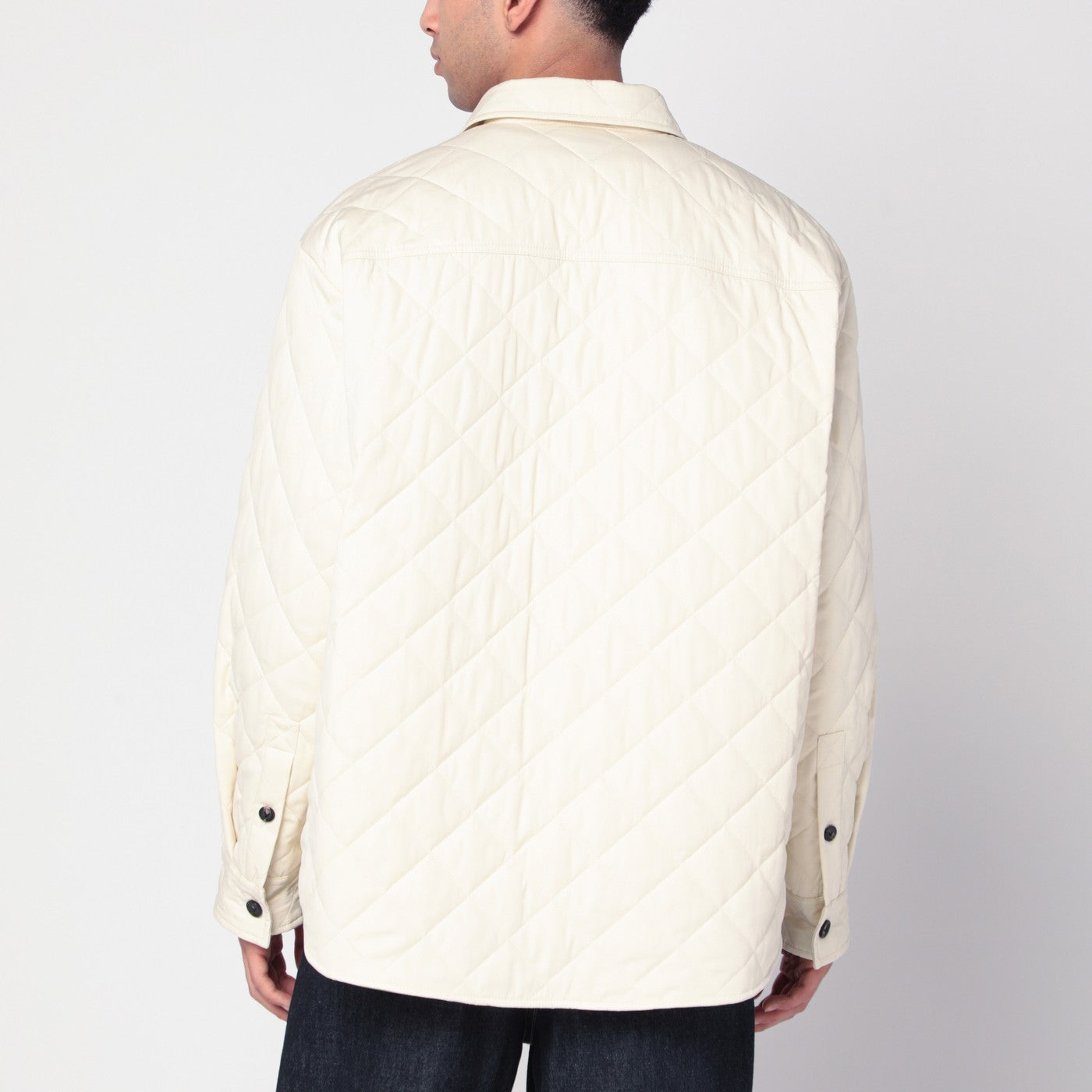 Giacca trapuntata con dettaglio in Intrecciato