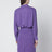 Chemise oversize violette en soie jacquard GG