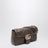 Borsa a spalla GG Marmont media in pelle color tortora