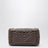 Borsa a spalla GG Marmont media in pelle color tortora