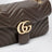 Borsa a spalla GG Marmont media in pelle color tortora