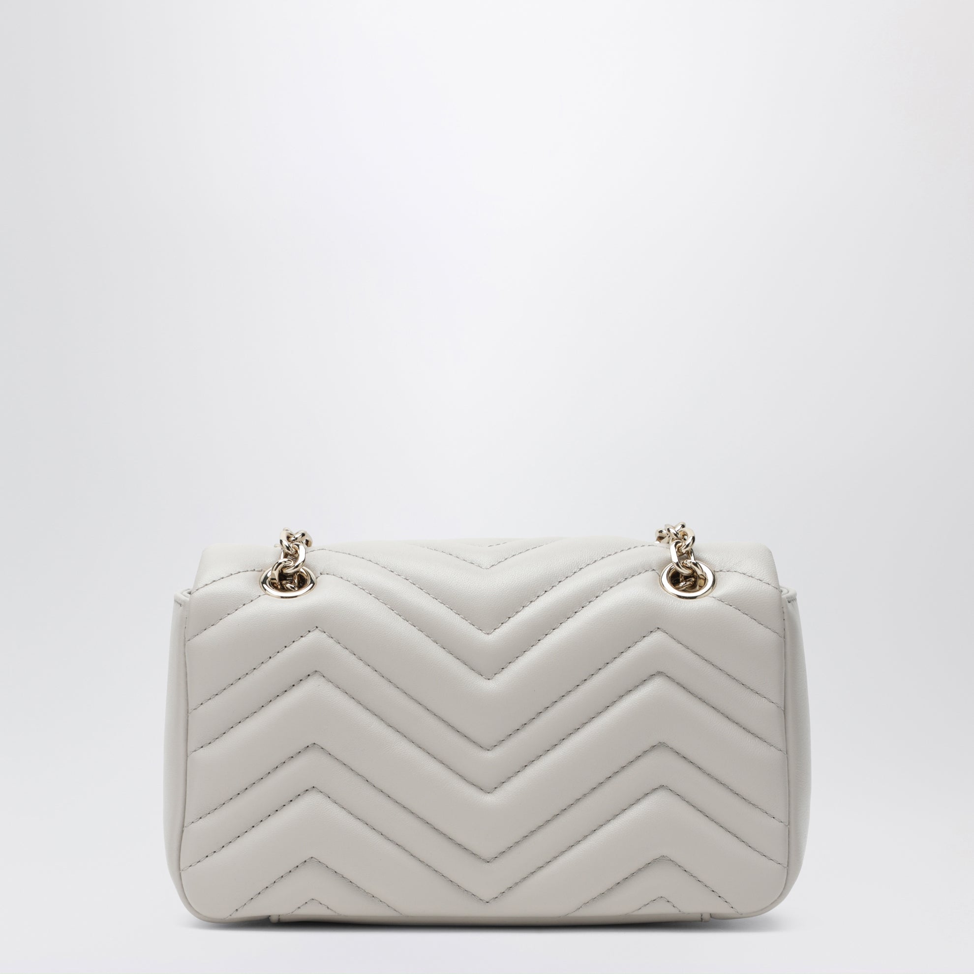 Small white GG Marmont shoulder bag