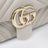 Small white GG Marmont shoulder bag